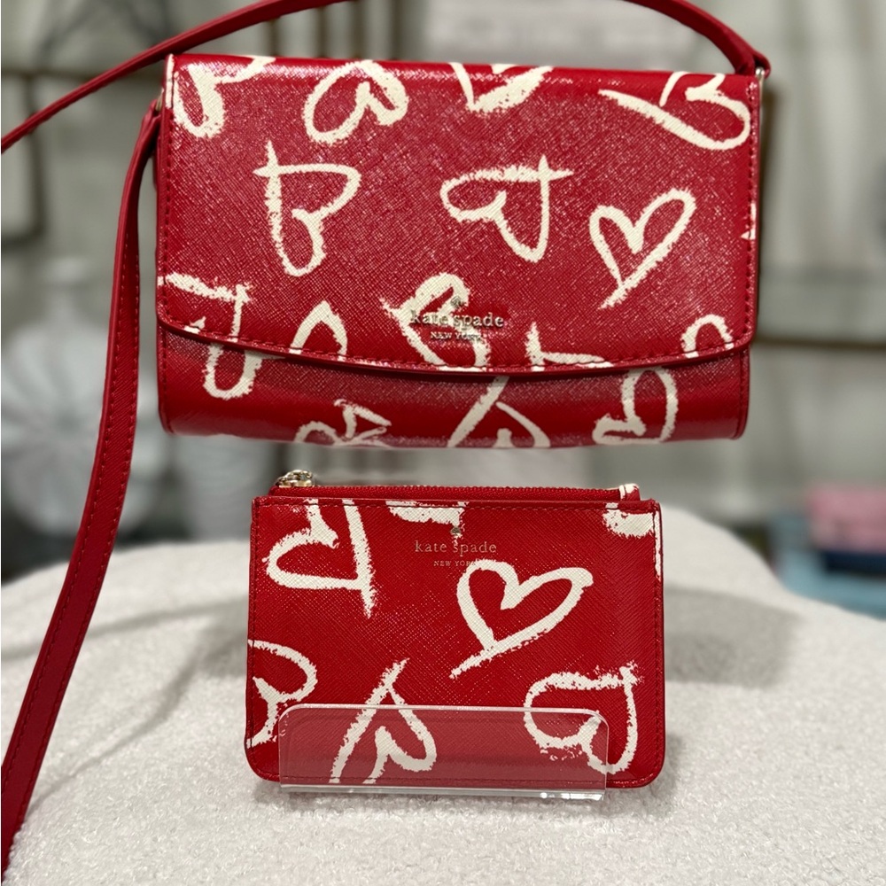 Kate Spade Heart Sketch Crossbody Set - Picture 6 of 7